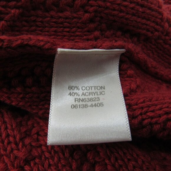 Christopher & Banks Women's Sleeveless Vest Burn Orange w/Toggle Button Size XL - Picture 10 of 10